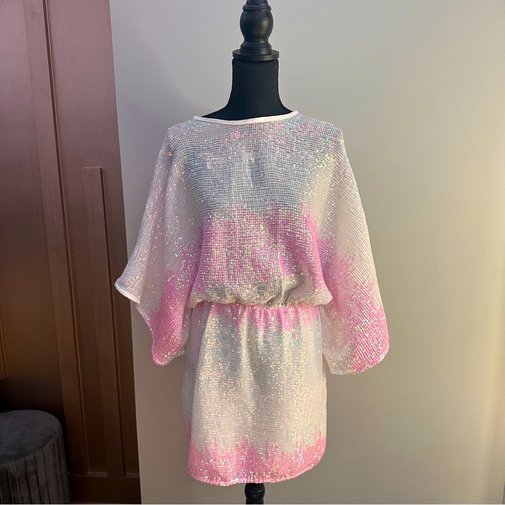 Sequin Party Cocktail Dress Size 6 New With Tags